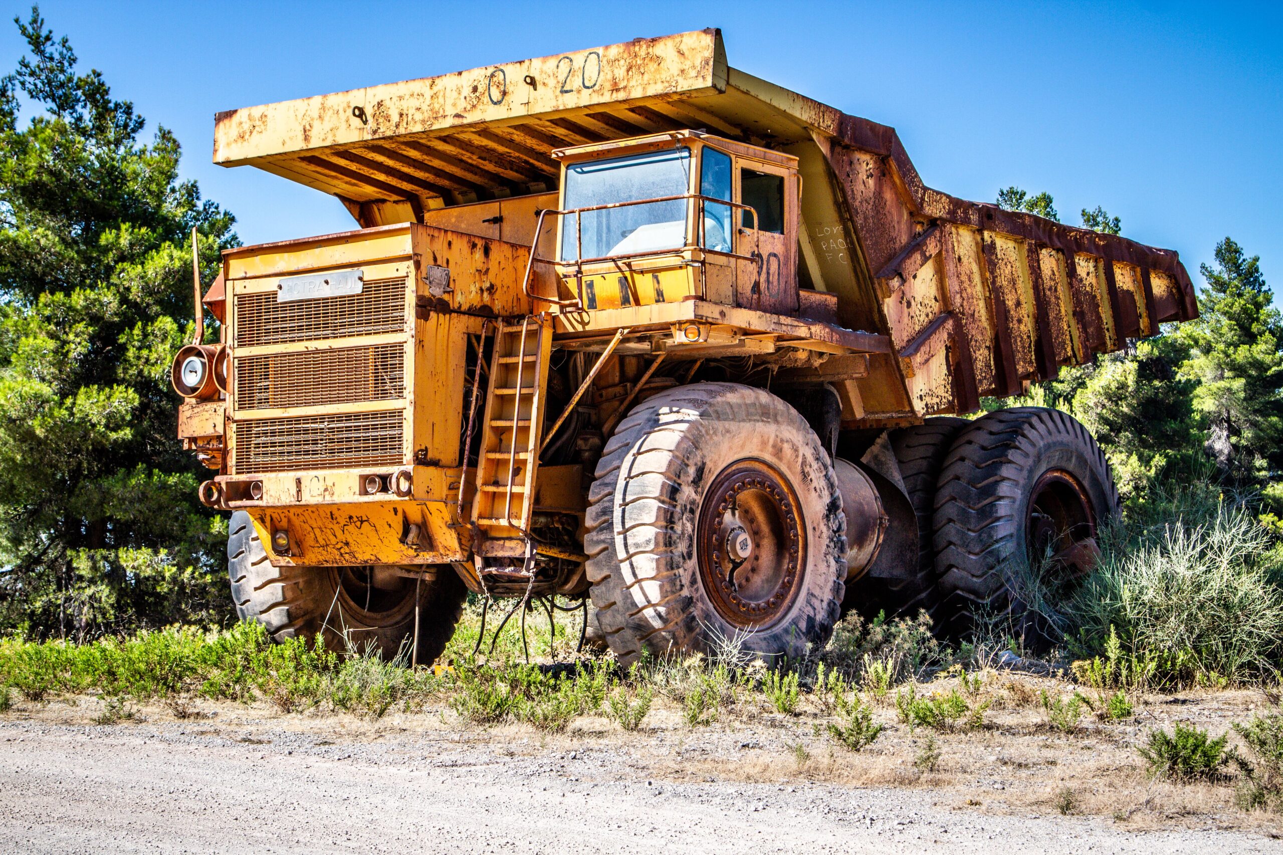 Heavy machinery rough